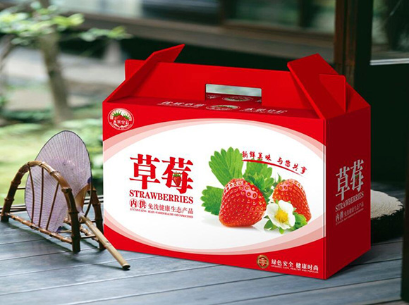 草莓瓦楞纸箱